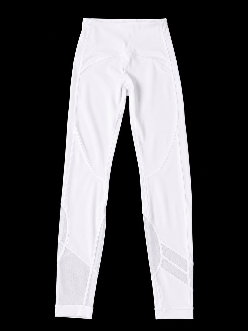 Lululemon White Mesh Active Leggings Size 4